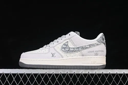 All categories Nk Air Force 1 Air Force series Nk Air Force 1 Low Air Force low-top Nike Air Force 1'07 Low joint model light gray frosted Air Force 1 low-top casual sneakers CX5050-Y48